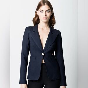 Smythe Navy Duchess Blazer EUC